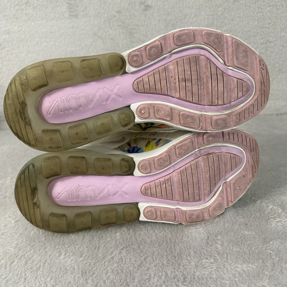 Nike Air Max 270 Shoes Womens Size 8 White Floral AT6819-100 - Picture 7 of 12